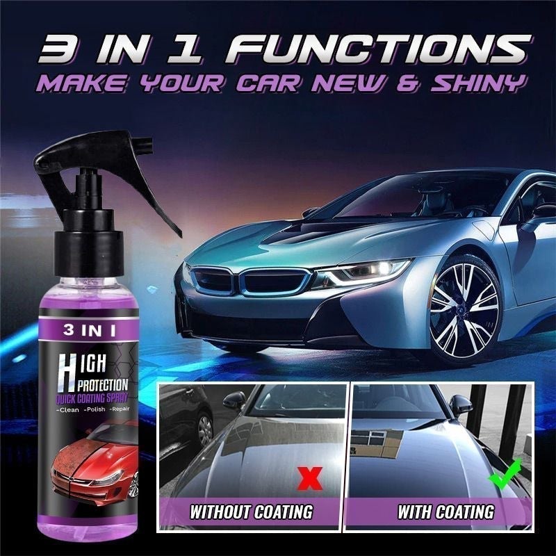 😍 (Köp 2 Få 1 gratis) 😍 - 🚗3-IN-1 bilbeläggningsspray pentagow