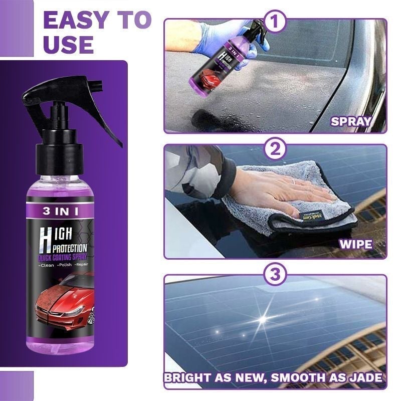 😍 (Köp 2 Få 1 gratis) 😍 - 🚗3-IN-1 bilbeläggningsspray pentagow