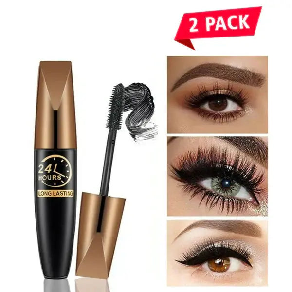 Bästa gåvan - 4D Waterproof Silk Fibre Mascara för att förlänga ögonfransarna pentagow