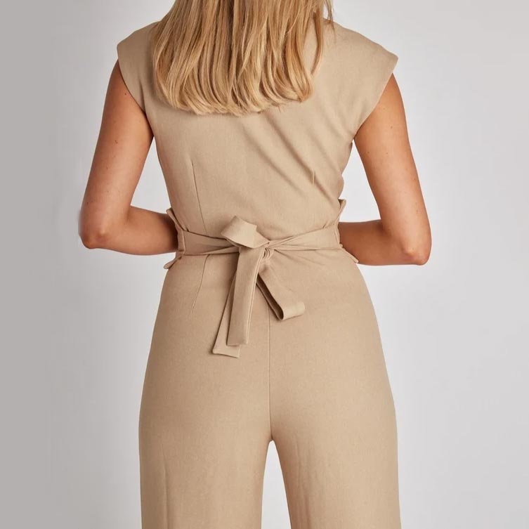 (🎁2024 Nyår Hot Sale🎁)Ärmlös jumpsuit med vida ben för kvinnor - KÖP 2 GRATIS FRAKT pentagow