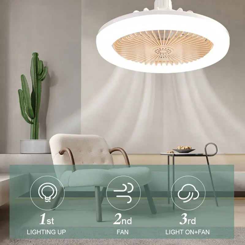 🎁 Hot Sale 50% OFF  ⏳ Pousbo® 2-i-1 LED-fläktlampa för aromaterapi pentagow