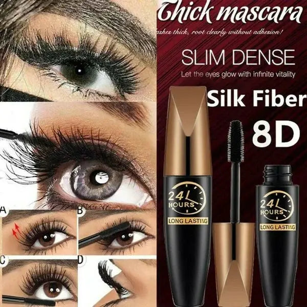 Bästa gåvan - 4D Waterproof Silk Fibre Mascara för att förlänga ögonfransarna pentagow