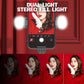 🔥HOT SALE 50% Rabatt🔥 Bluetooth selfie-stativ med dubbla ljus（Köp två och få fri frakt） pentagow