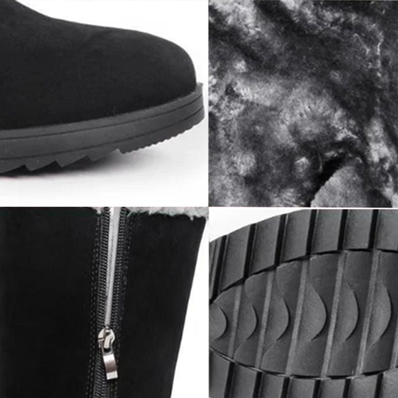 Varm gåva - Casual Thermal Snow Boot med plysch för kvinnor pentagow