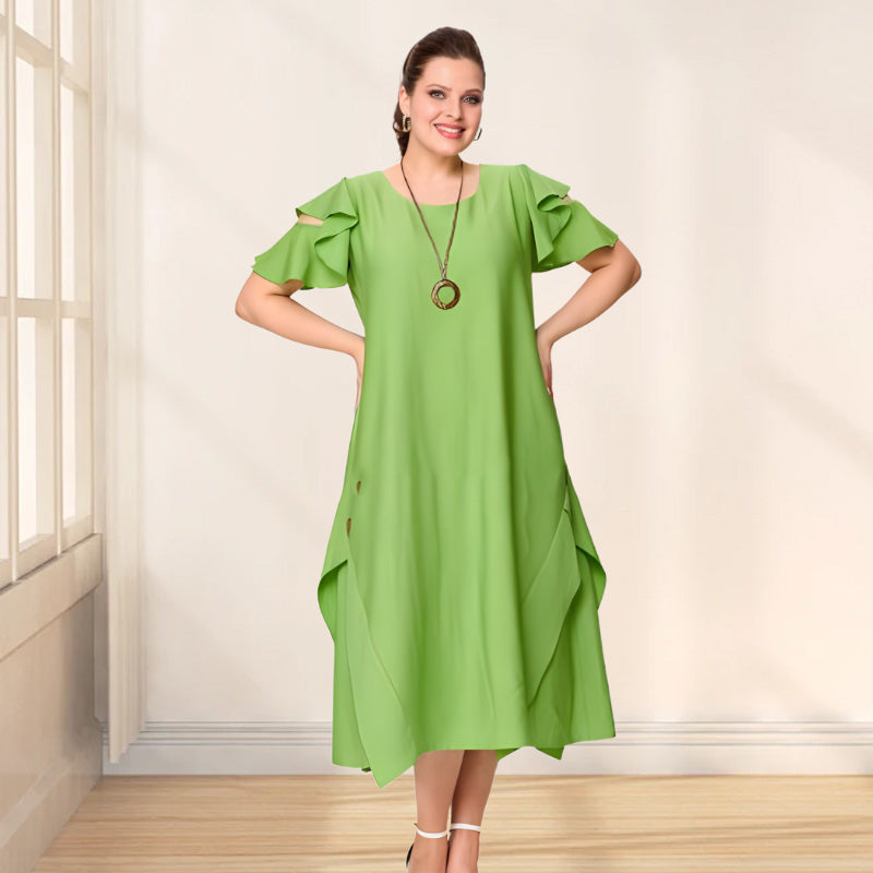 Short Sleeve and Loose Fashionable Dress for Women pentagow