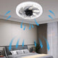 Nytt för 2024🔥 2-i-1 Tyst Justerbar Fläktlampa med Fjärrkontroll för Sovrummet ✈️fri frakt pentagow