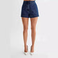 Women's Casual Denim Two-Piece Sleeveless Top & Shorts Set pentagow