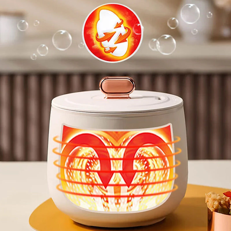 Mini Electric Hot Pot Cooker with Steamer pentagow