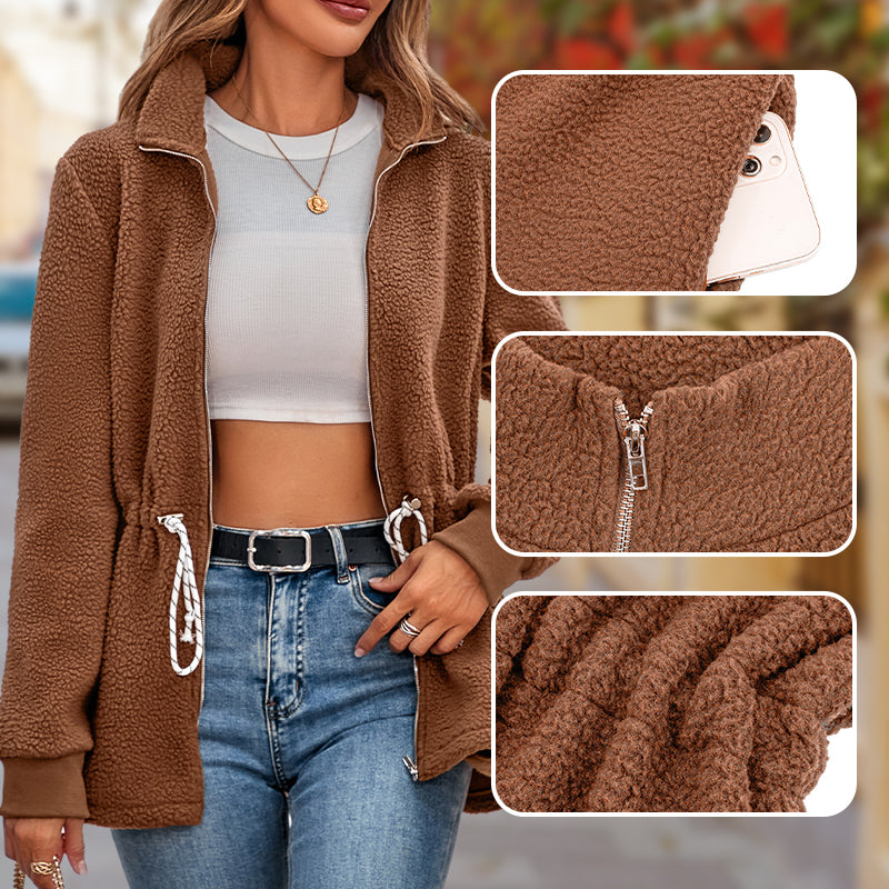 Women's Plush Soft Coat pentagow