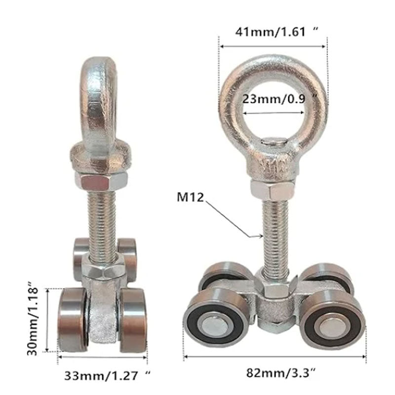 Taller Strut Channel Trolley Assembly pentagow