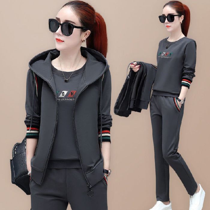 Sports Hooded Sweatshirt 3-Piece Set pentagow