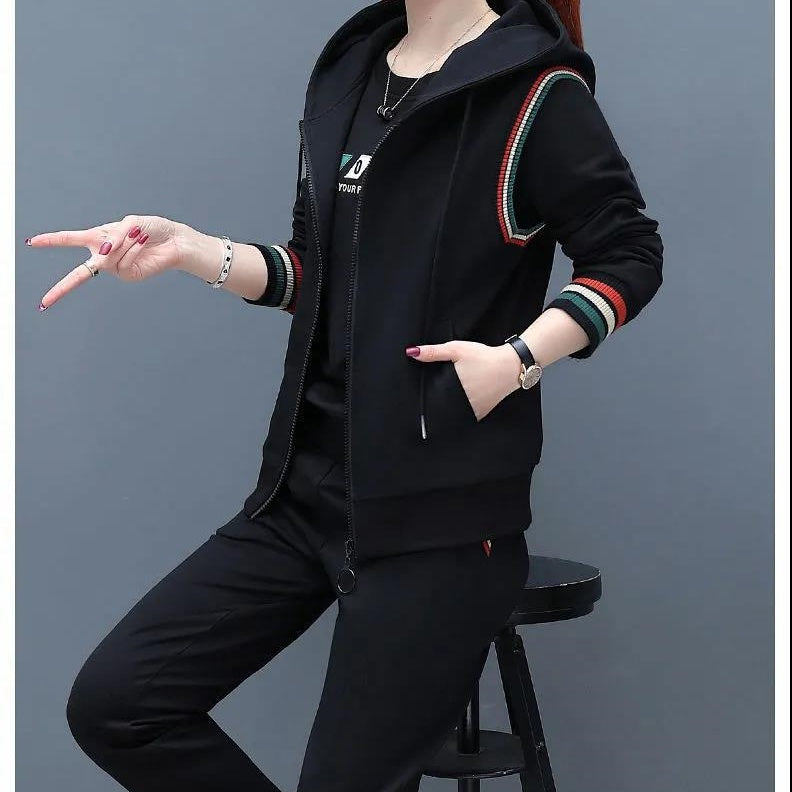 Sports Hooded Sweatshirt 3-Piece Set pentagow