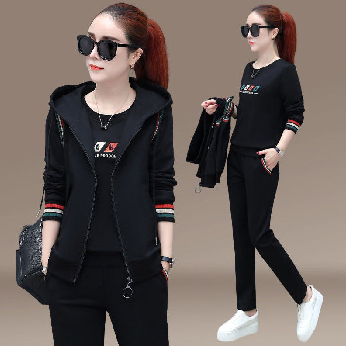 Sports Hooded Sweatshirt 3-Piece Set pentagow