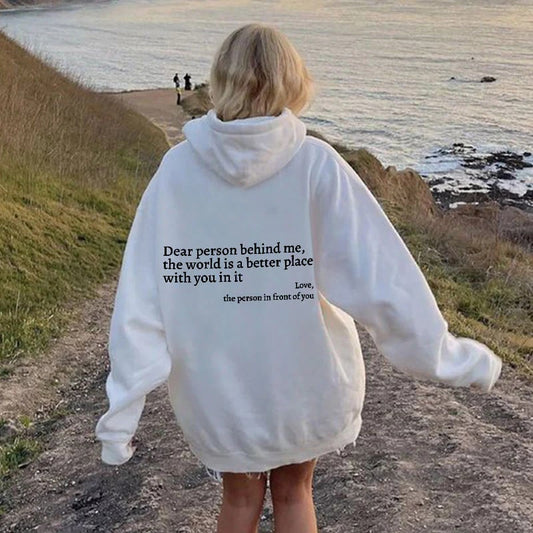 Sweatshirt "Dear Person Behind Me" (Köp 2 och få fri frakt) pentagow