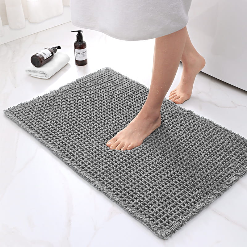 Super Absorbent Non Slip Bathroom Rug pentagow