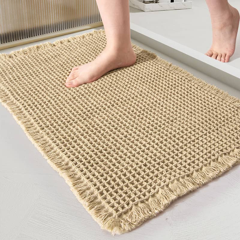 Super Absorbent Non Slip Bathroom Rug pentagow