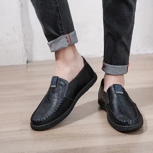 Men's Casual Slip-on Shoes with Flat Sole pentagow