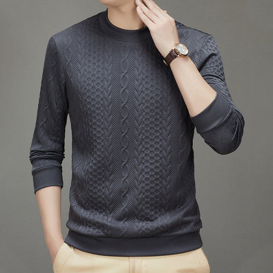 Men's Cable Knit Pullover Sweater pentagow