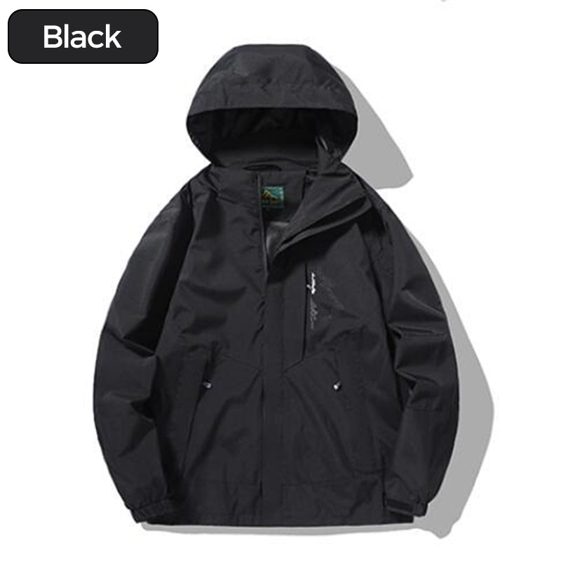 Men's Hooded Rain Jacket - Waterproof & Windproof pentagow