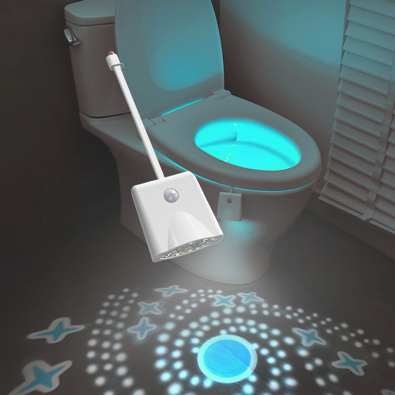 Waterproof LED Rechargeable Toilet Smart Night Light pentagow