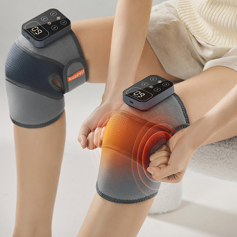 Hot Compress Knee Massager with LED Display pentagow