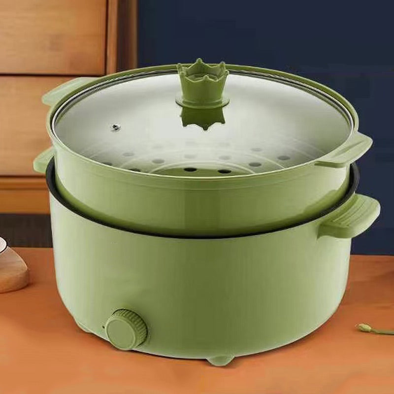 👻Halloween promotion👻Limited time 43% OFF💕Multifunctional electric non-stick pot with steamer pentagow