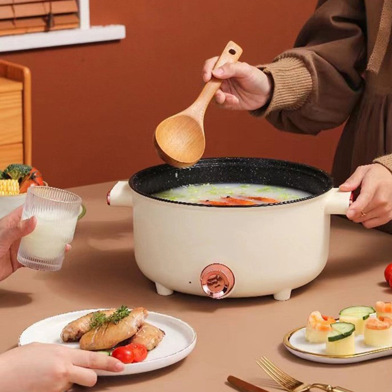 👻Halloween promotion👻Limited time 43% OFF💕Multifunctional electric non-stick pot with steamer pentagow