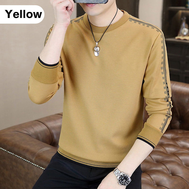 Men's Crewneck Warm Lined Sweatshirt pentagow