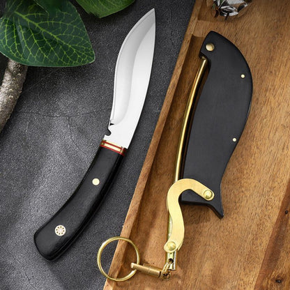 Multifunctional Outdoor Cutting Knife with Sheath pentagow