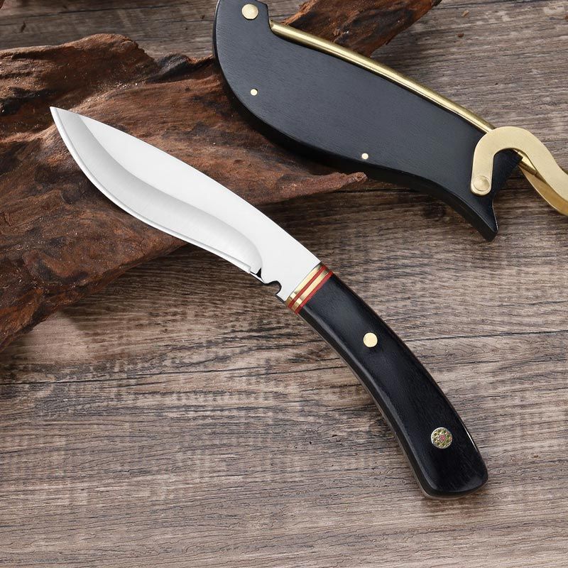 Multifunctional Outdoor Cutting Knife with Sheath pentagow