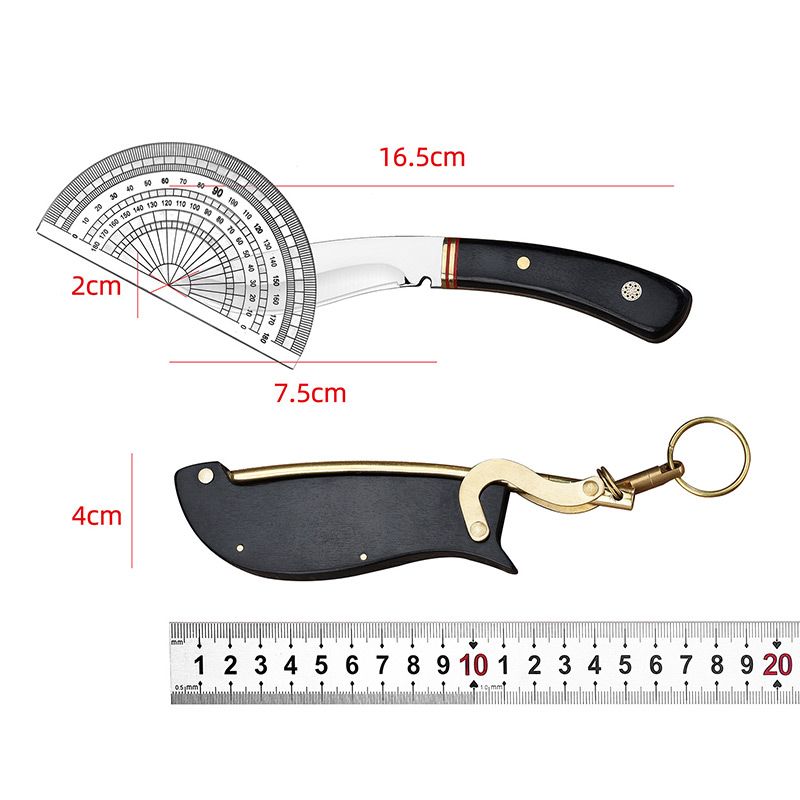 Multifunctional Outdoor Cutting Knife with Sheath pentagow