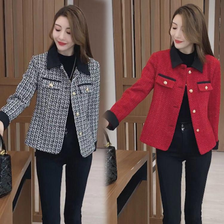 Fashionable and Elegant Short Tweed Jacket pentagow