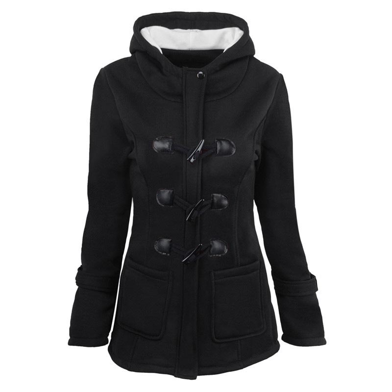 Women’s Thickened Mid-length Hooded Jacket pentagow