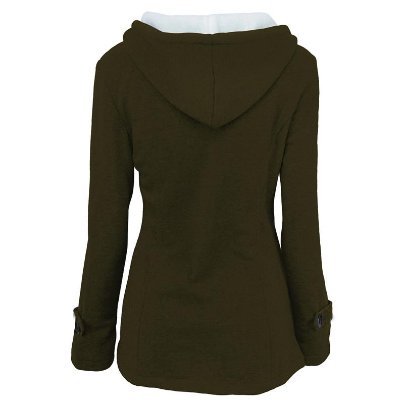 Women’s Thickened Mid-length Hooded Jacket pentagow