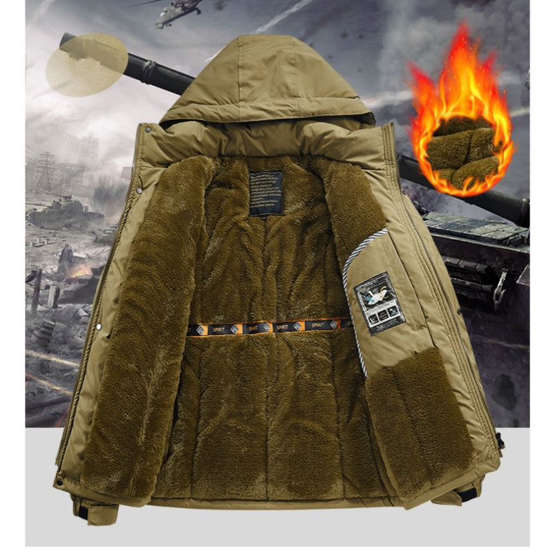 Men's Warm Waterproof Hooded Jacket pentagow