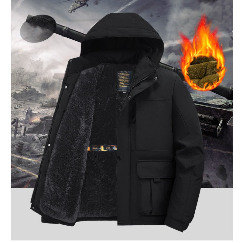 Men's Warm Waterproof Hooded Jacket pentagow