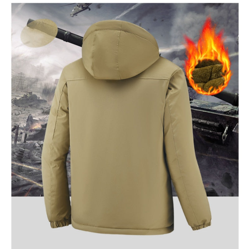 Men's Warm Waterproof Hooded Jacket pentagow