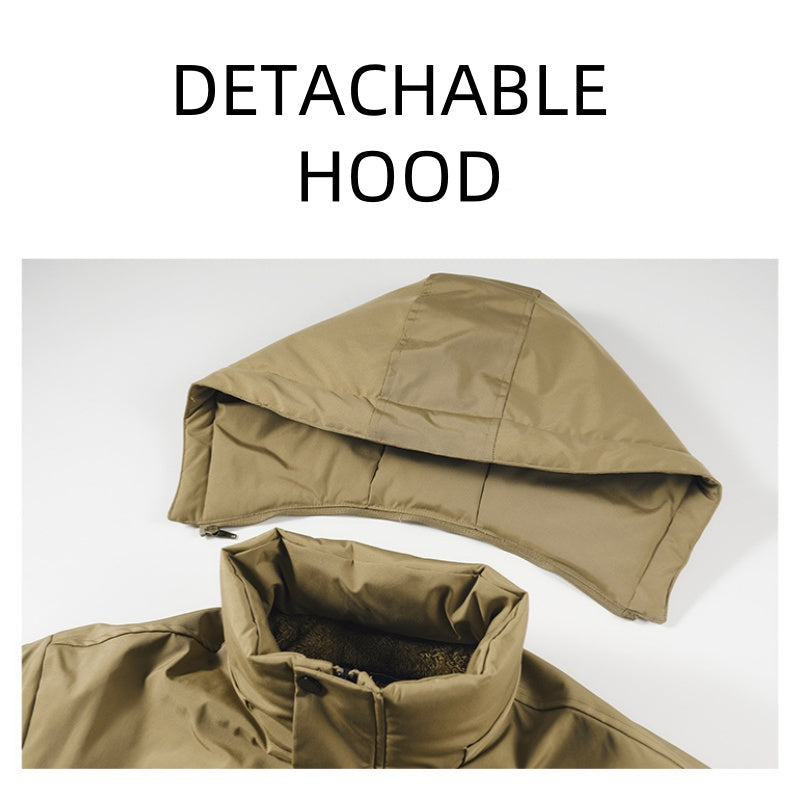 Men's Warm Waterproof Hooded Jacket pentagow