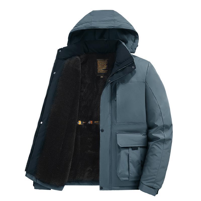 Men's Warm Waterproof Hooded Jacket pentagow