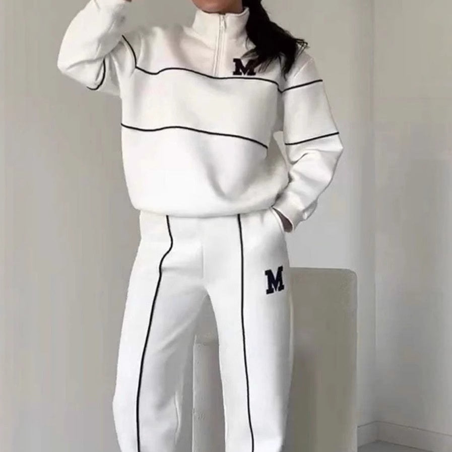 Casual Line Sweatshirt 2-Piece Set pentagow