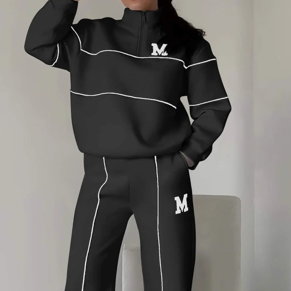 Casual Line Sweatshirt 2-Piece Set pentagow