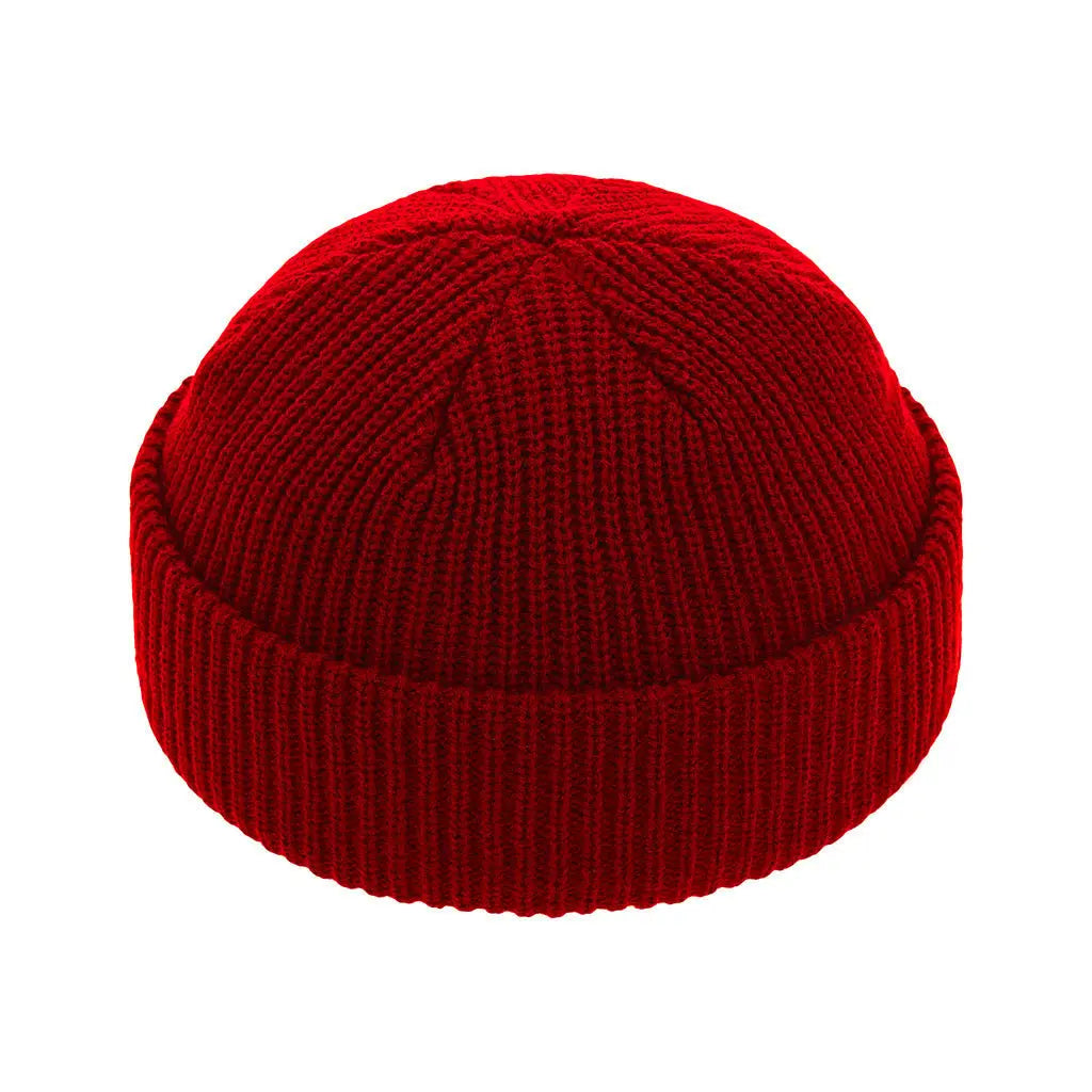 Solid Color Fisherman Beanie pentagow