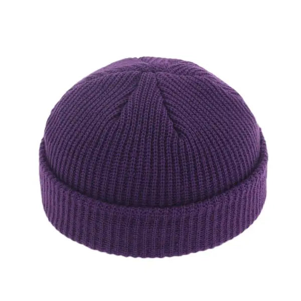 Solid Color Fisherman Beanie pentagow