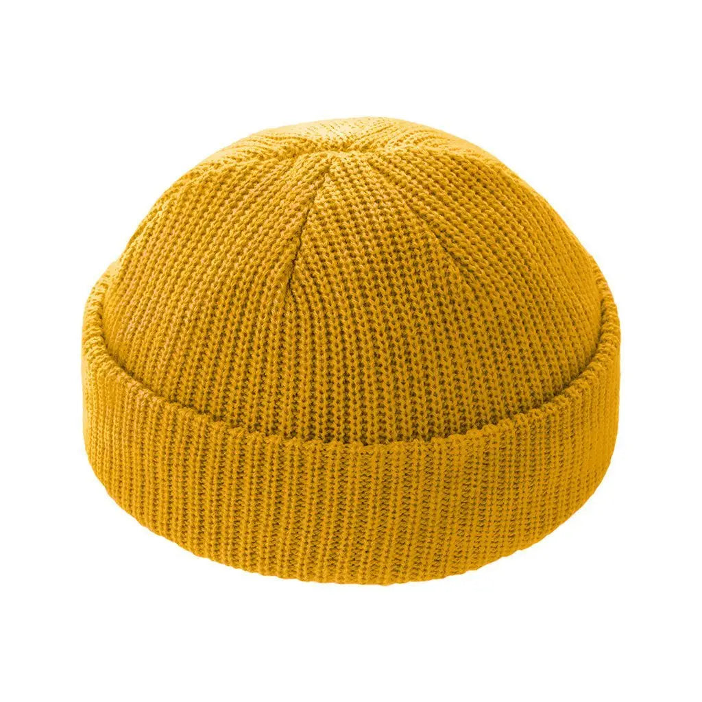 Solid Color Fisherman Beanie pentagow