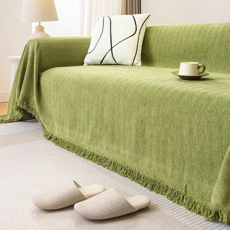 【Christmas Gift】 Herringbone Chenille SOFA Cover pentagow