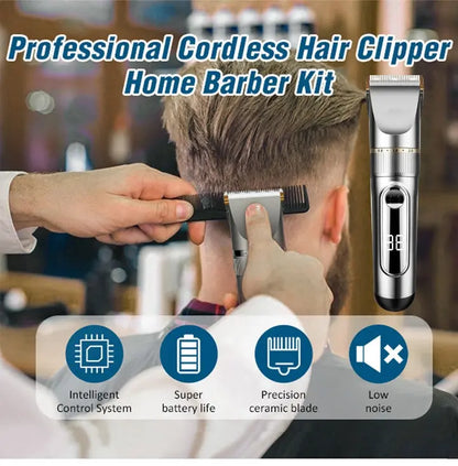 Professionell trådlöst hår Glipper Hem Barber Kit pentagow