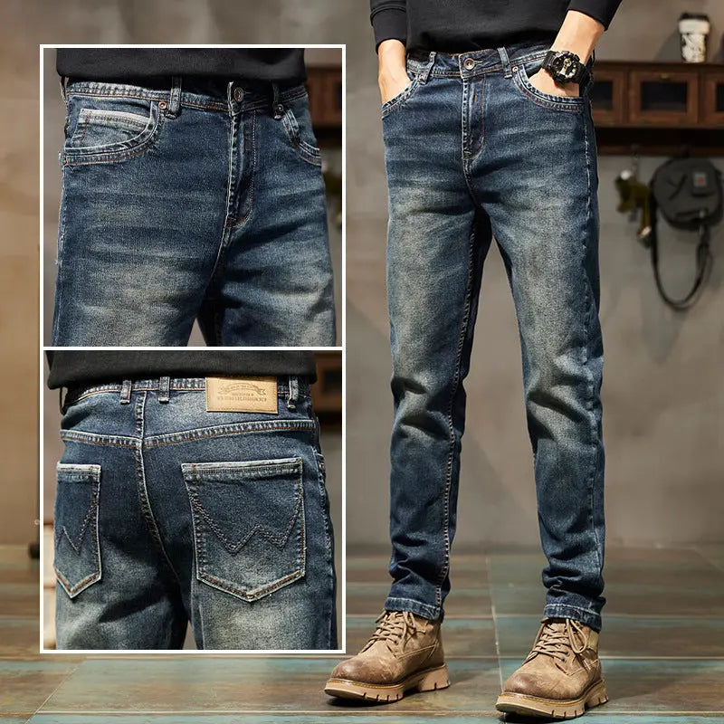 Tidlösa vintage jeans för män- klassisk gåva! pentagow