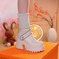 🔥hot Försäljning/gratis frakt🔥 Kvinnrens plattform Chunky Heel Knee High Boots （50% rabatt） pentagow