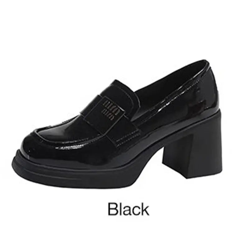 👠Free Shipping🥰 Square Toe slip-on loafers läderskor pentagow